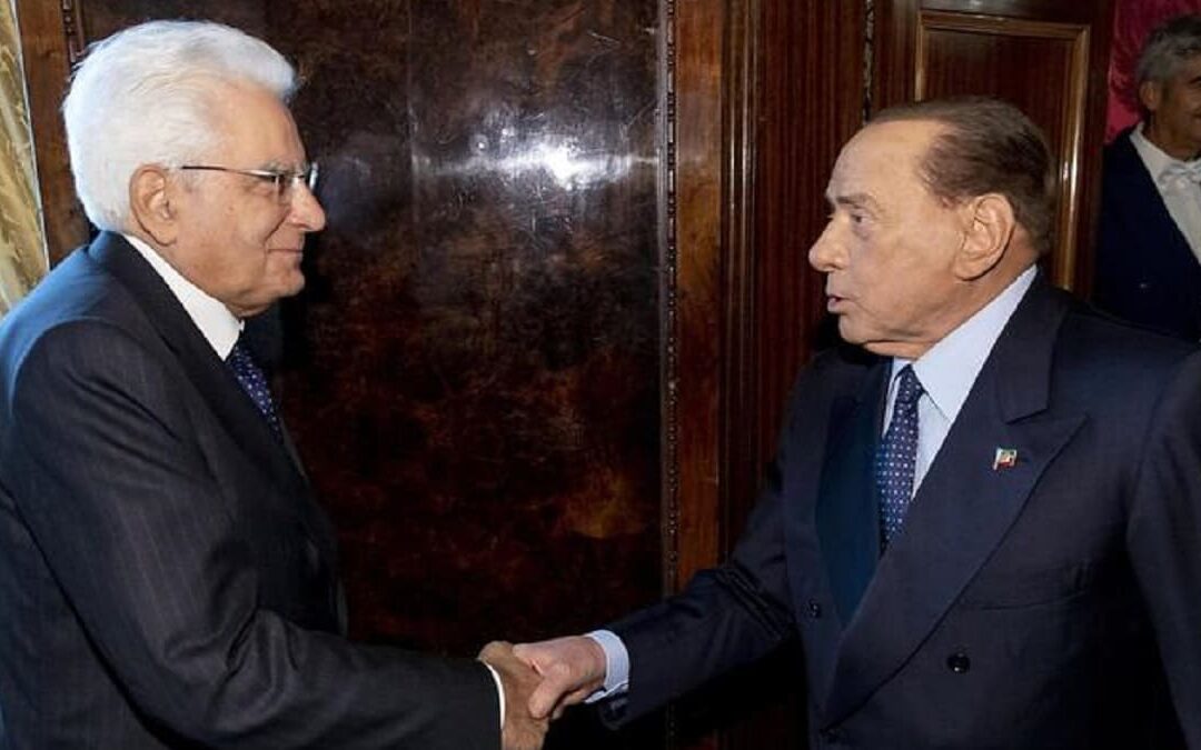Sergio Mattarella e Silvio Berlusconi