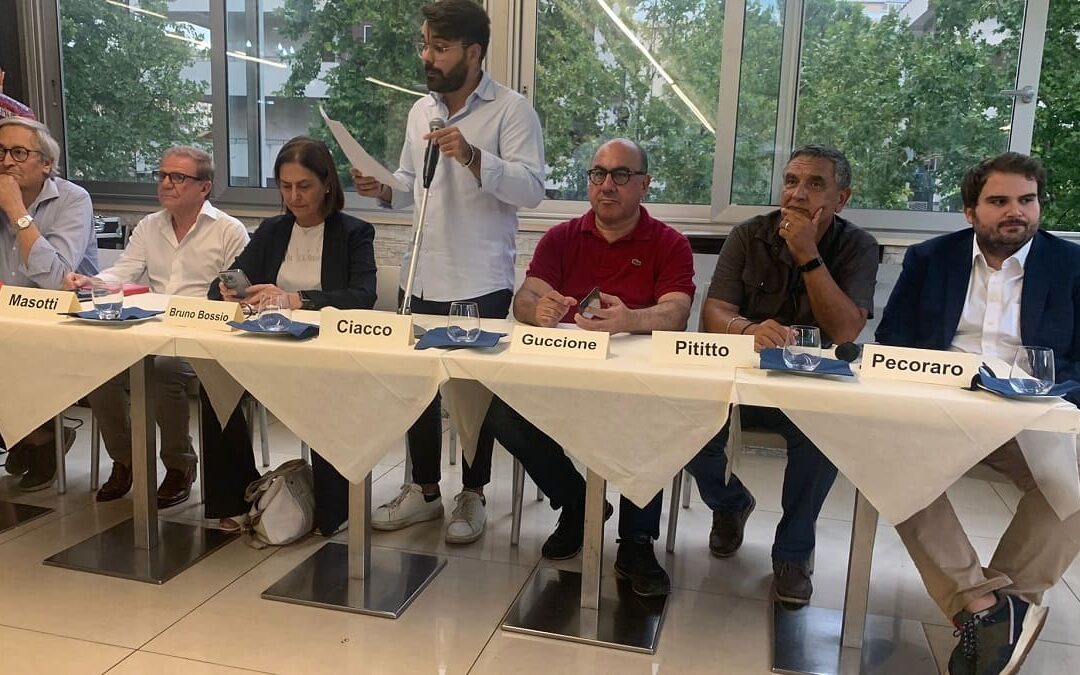 Un momento della conferenza stampa