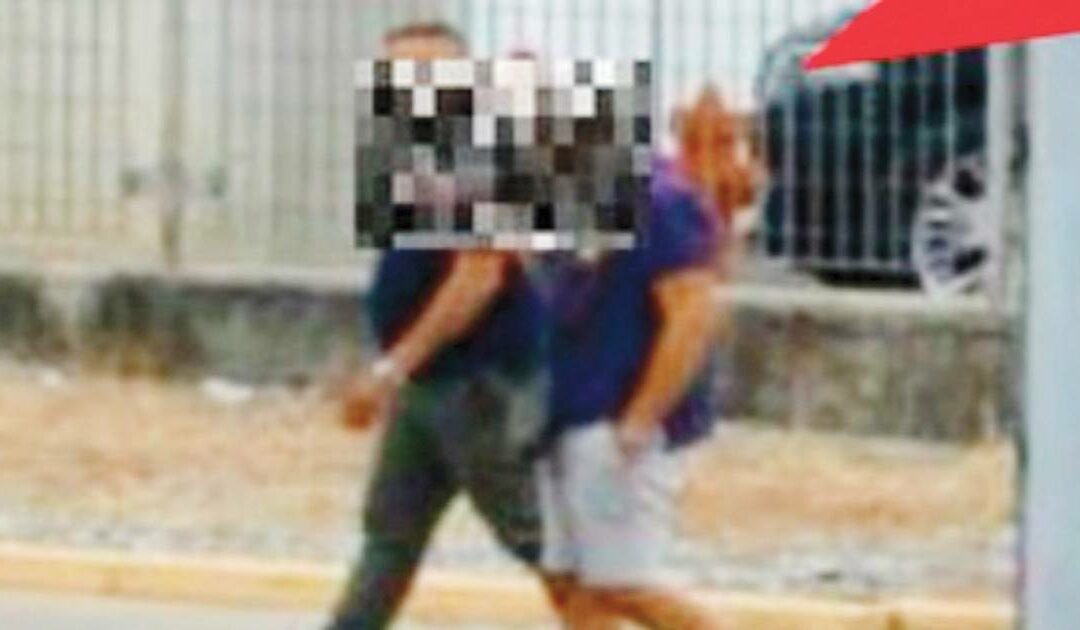 Un frame dai video dell'operazione