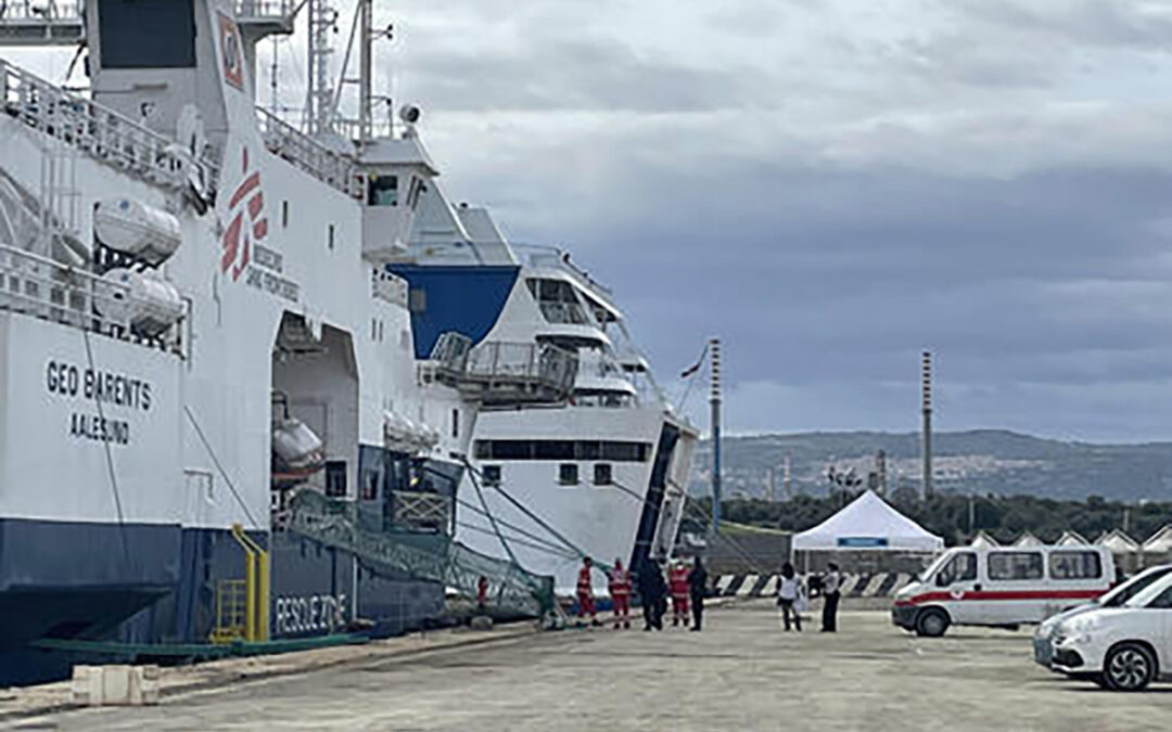 La nave umanitaria Geo Barents