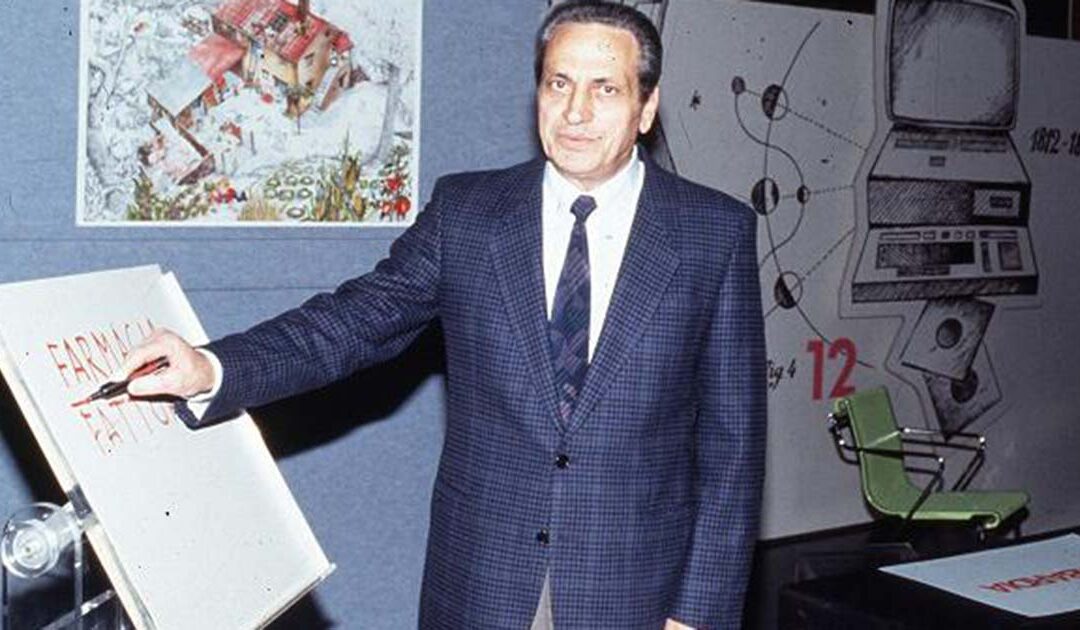 Il maestro Alberto Manzi, con la sua trasmissione "Non è mai troppo tardi" alfabetizzò milioni di italiani