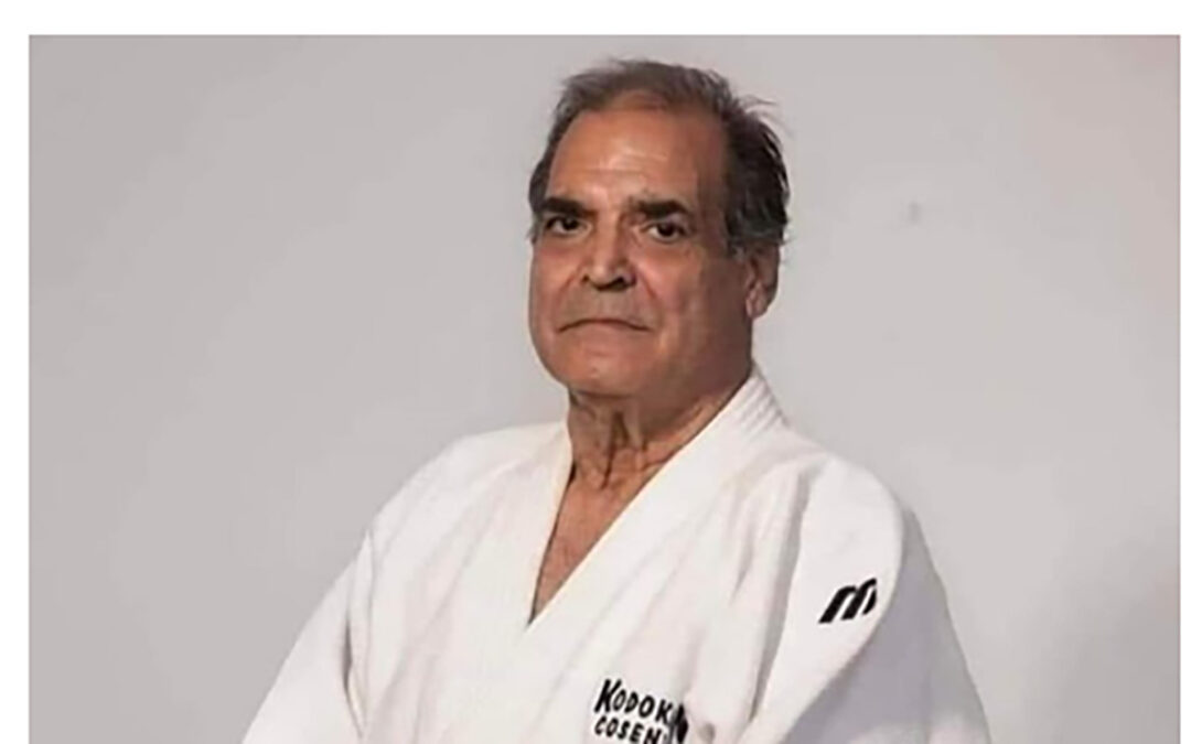 Mario Mangiarano col suo kimono