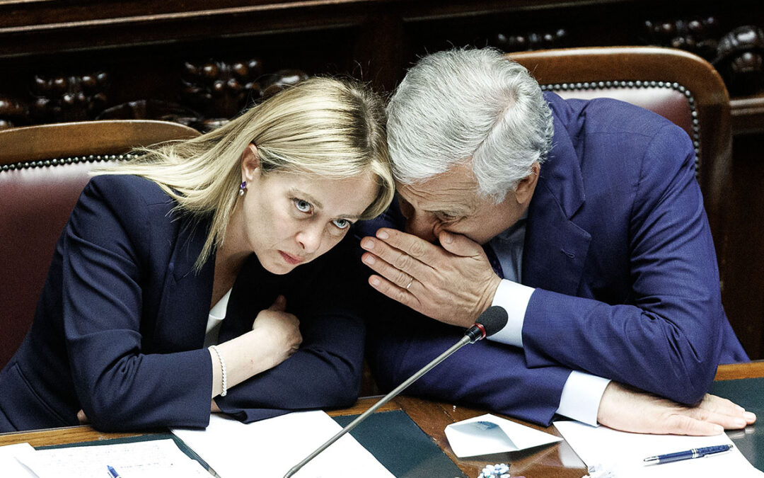Antonio Tajani ha qualcosa da dire a Giorgia Meloni oggi alla Camera