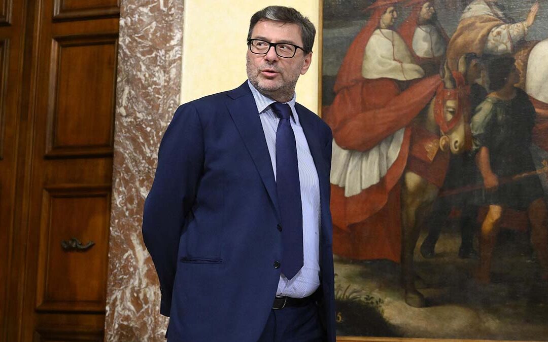 Il ministro per l'Economia, Giancarlo Giorgetti