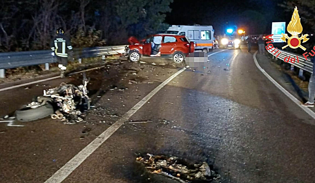 Il luogo dell'incidente nei pressi di Cerenzia