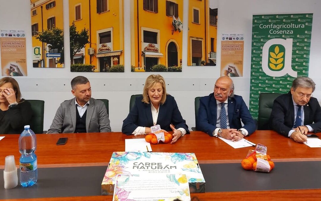 Confagricoltura Donna, clementine antiviolenza in ricordo di Fabiana