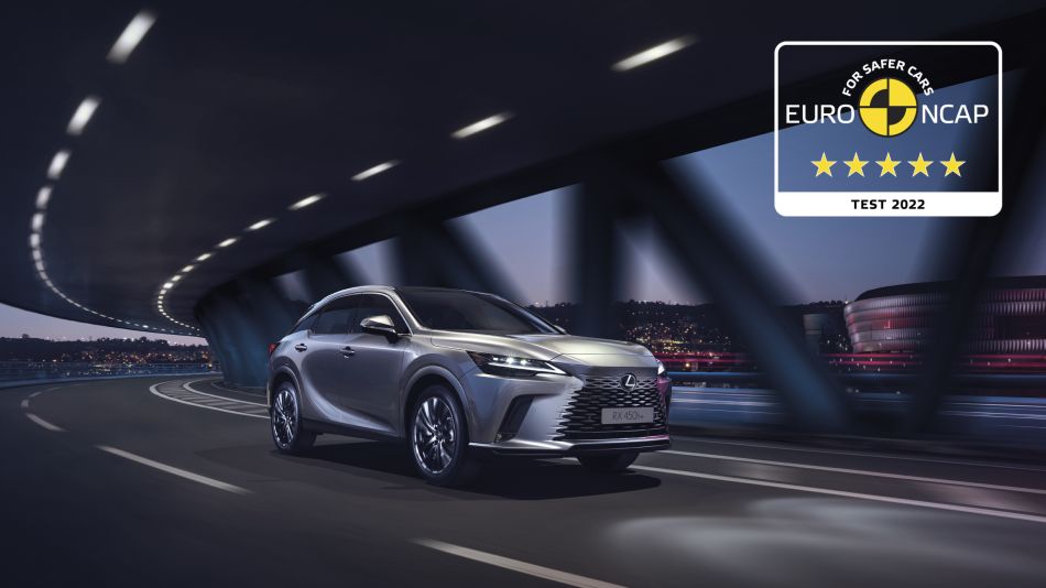 Per Lexus RX sicurezza a cinque stelle