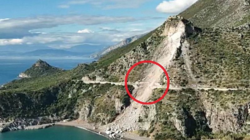 Maratea, ancora disagi alla viabilità: chiuso il tratto di strada a Castrocucco