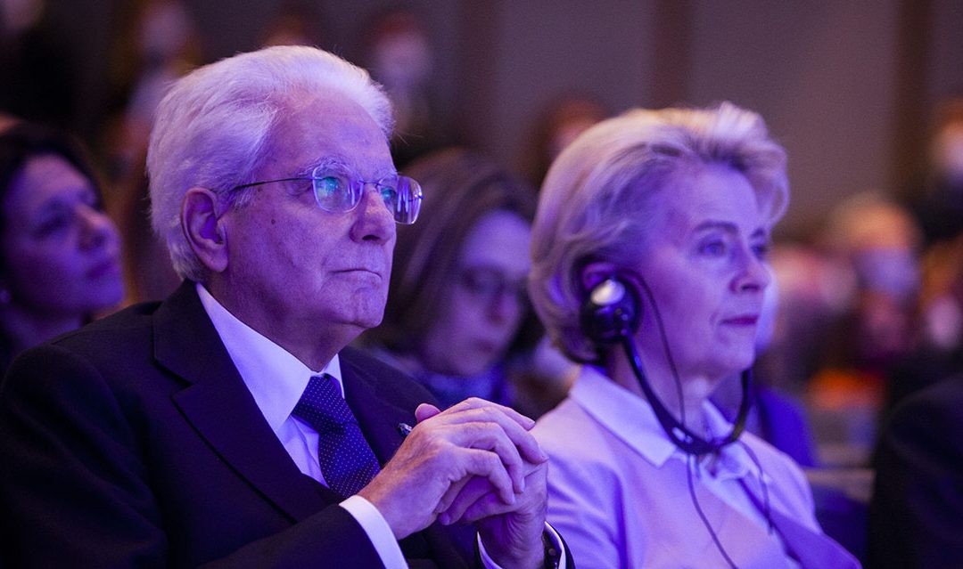 Sergio Mattarella e Ursula von der Leyen a Milano all'università Bocconi
