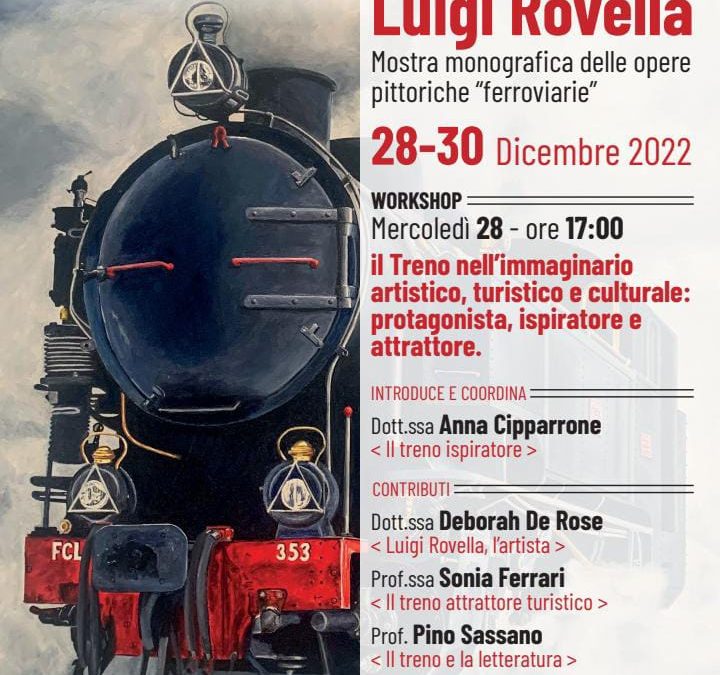 Il treno a vapore visto da Luigi Rovella, al via la mostra