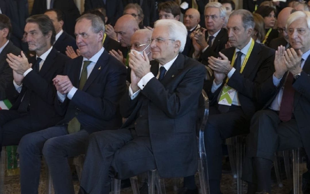 Il Presidente della Repubblica Sergio Mattarella alla prima edizione di “L'Italia delle Regioni – Festival delle Regioni e delle Province autonome”