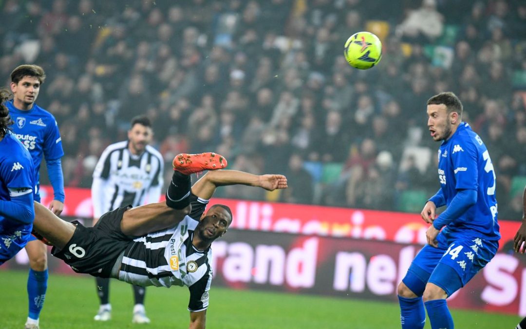 Gol di Baldanzi e Pereyra, Udinese-Empoli finisce 1-1