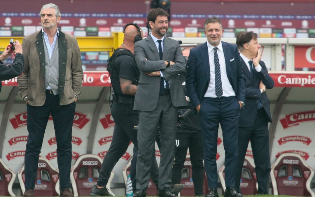 Andrea Agnelli e dirigenza Juve