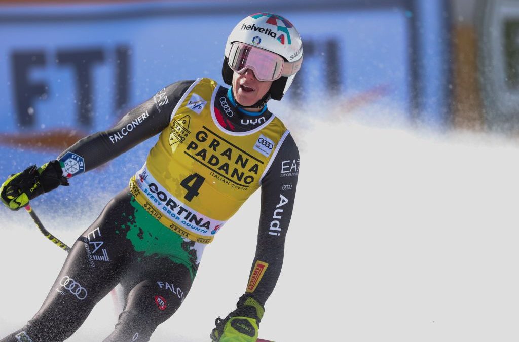A Yule lo Slalom di Kitzbuehel, Bassino 3^ in SuperG Cortina