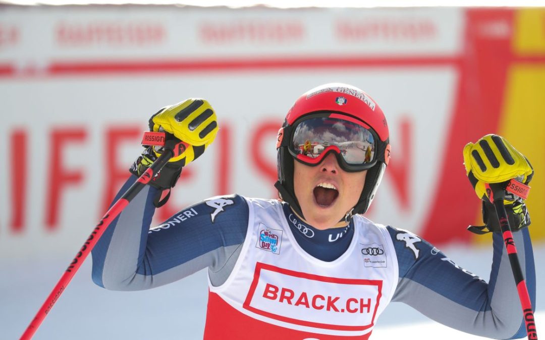 Shiffrin vince il gigante di Kronplatz, Brignone terza