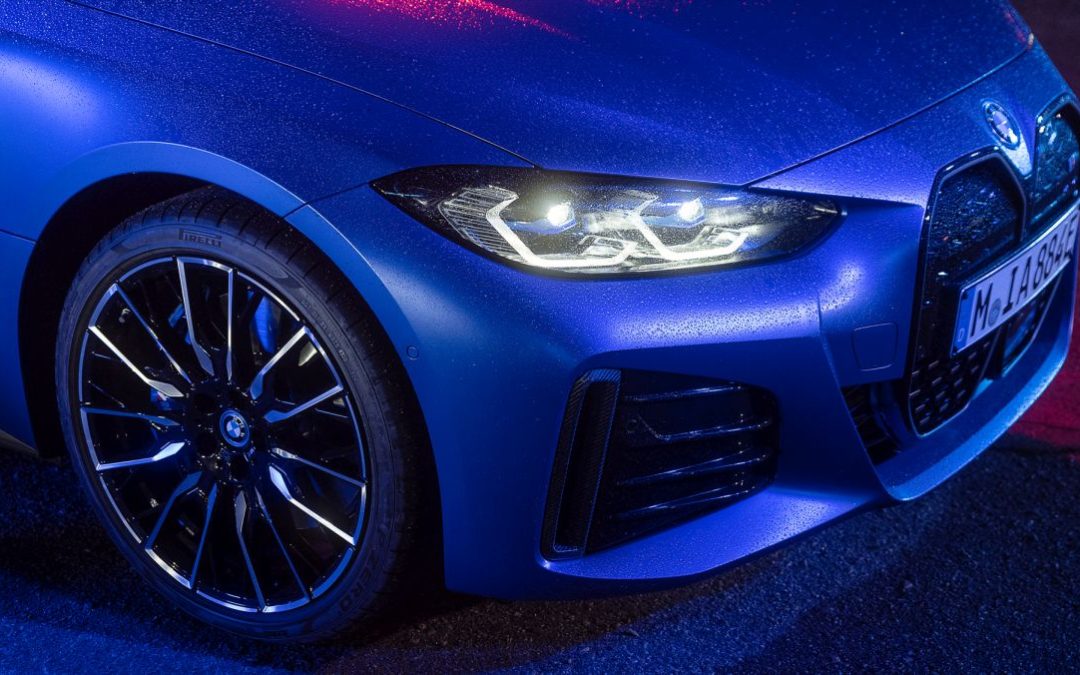 I4 M50, la prima Bmw M elettrica gommata Pirelli P Zero Elect