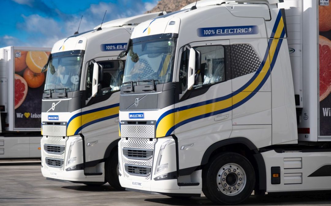 Volvo consegna 15 camion elettrici pesanti al gruppo Primafrio
