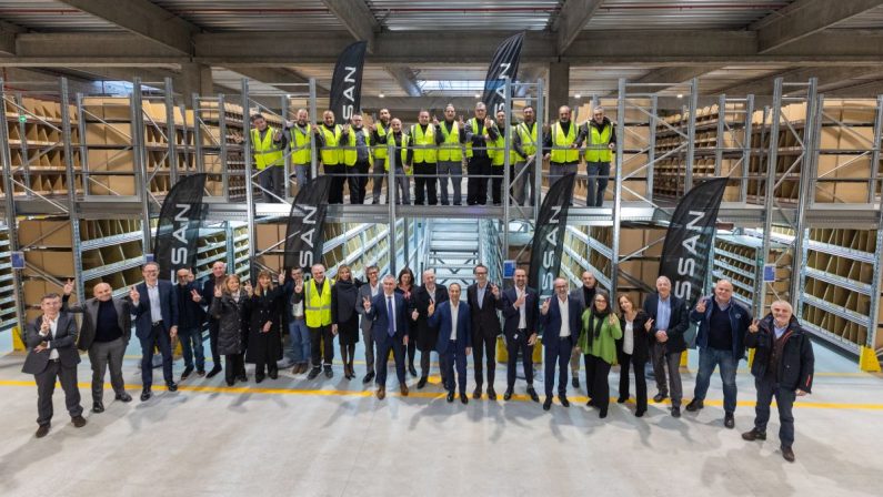 Nissan, inaugurato il nuovo magazzino ricambi in Italia