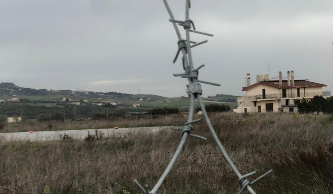 L'area dell'eliporto di Matera