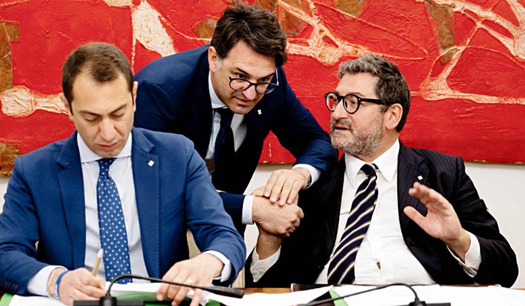 Francesco Fanelli, Carmine Cicala e il senatore FdI, Gianni Rosa