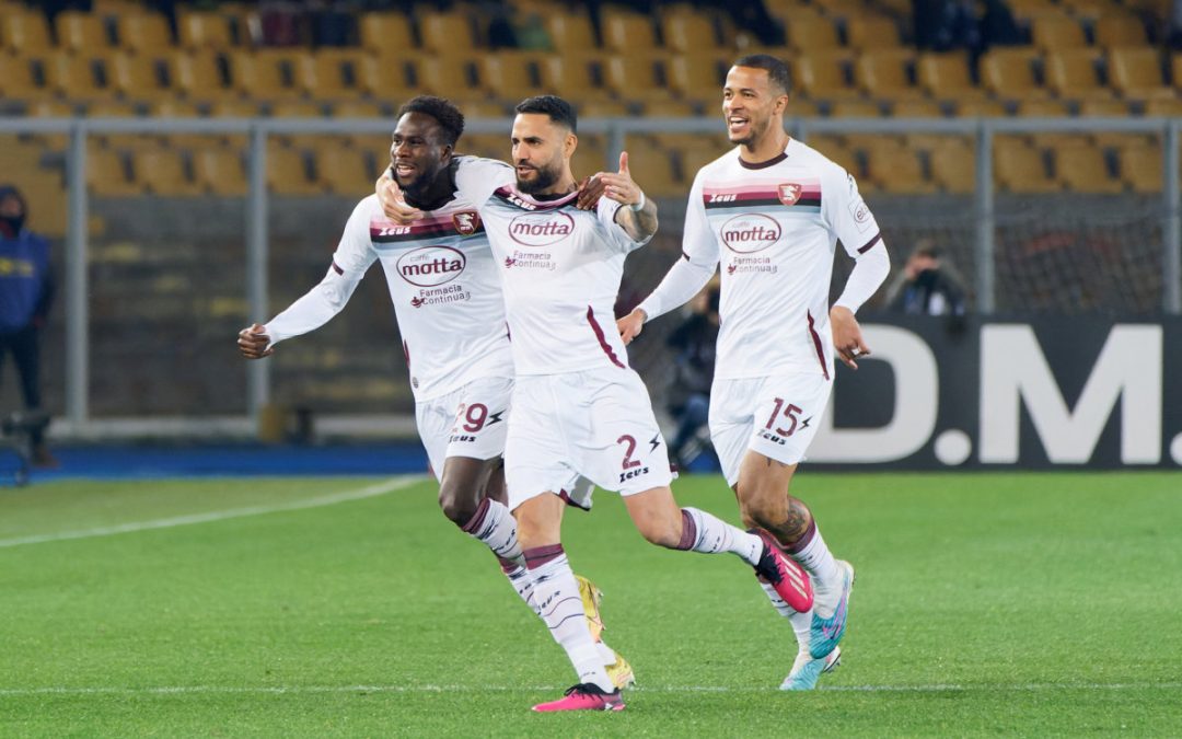 Seria A, vittoria e sorpasso, la Salernitana passa 2-1 a Lecce