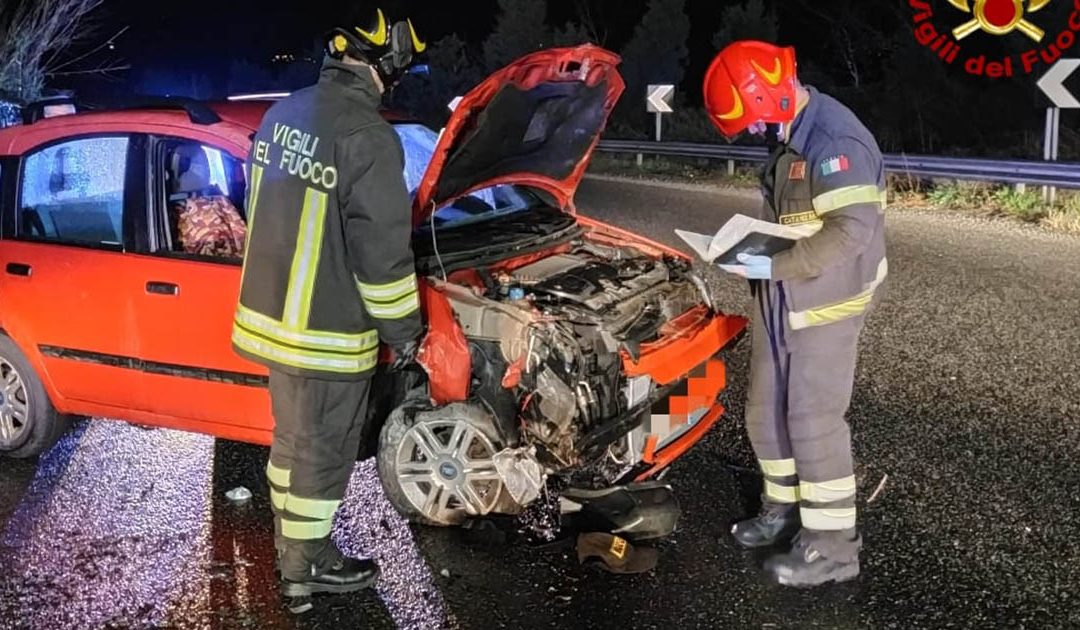 L'auto coinvolta nell'incidente