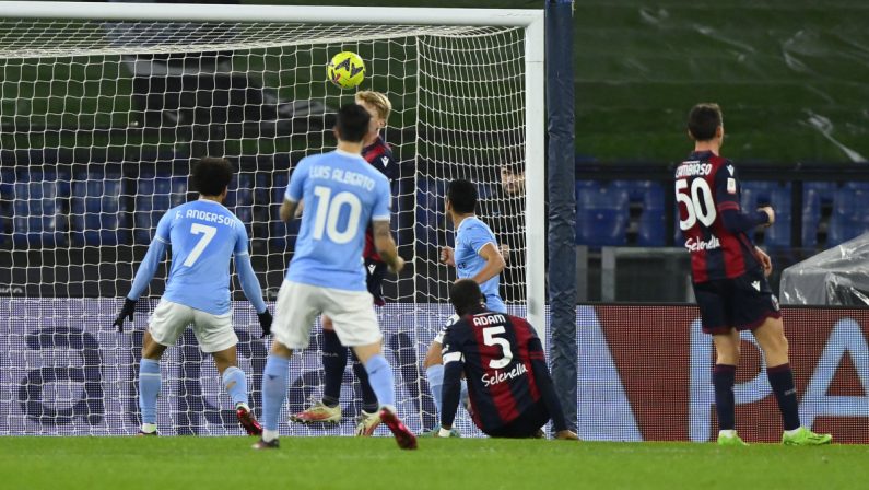 Lazio ai quarti di Coppa Italia, 1-0 al Bologna