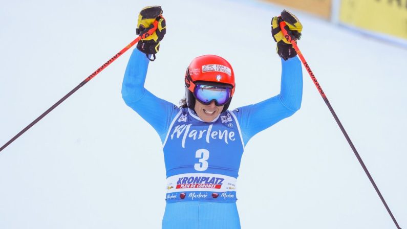 Sci alpino, Brignone vince l’oro mondiale nella combinata donne