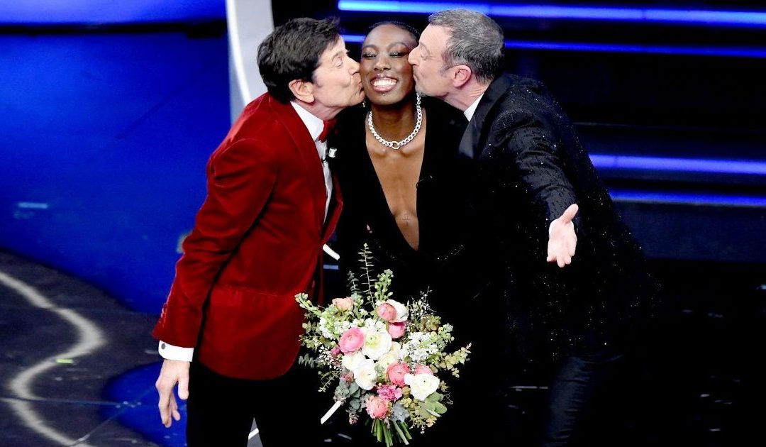 Gianni Morandi Paola Egonu e Amadeus