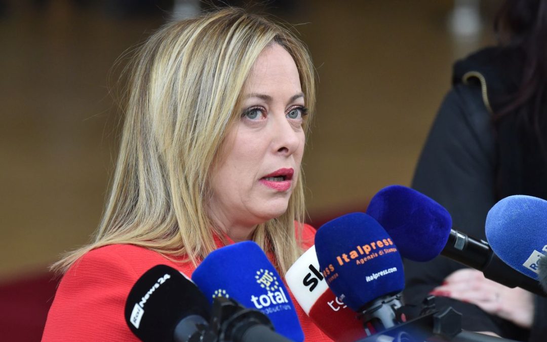 Meloni “L’Italia è con Kiev, nostro dovere lavorare per una pace giusta”
