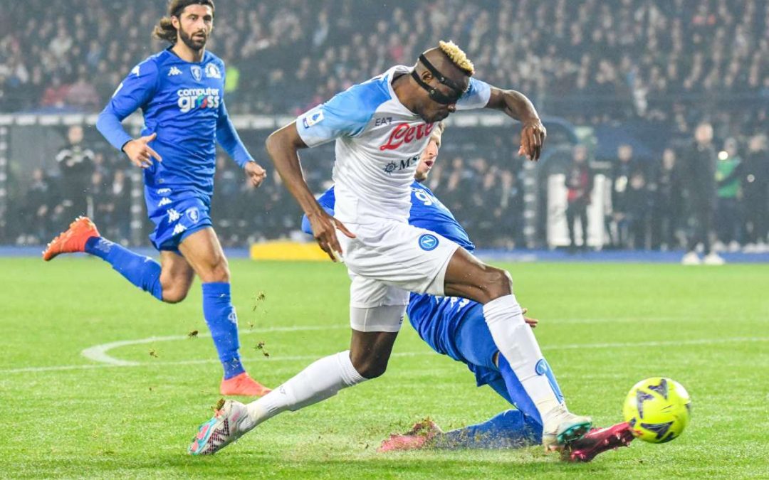 Il Napoli vince 2-0 a Empoli e festeggia il 21° successo