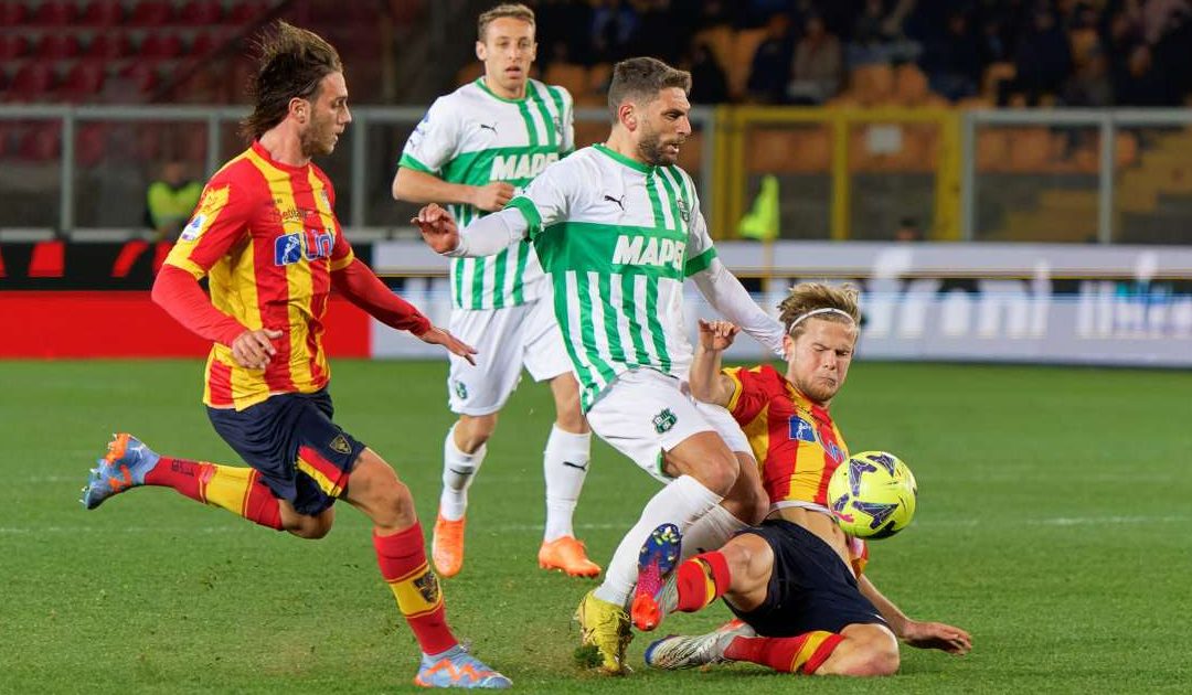 Serie A, Sassuolo corsaro a Lecce, decisivo un gol di Thorstvedt