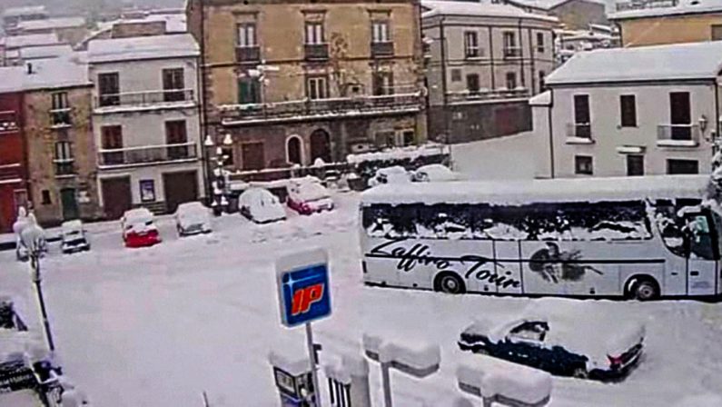 La neve flagella l’area meridionale della Basilicata