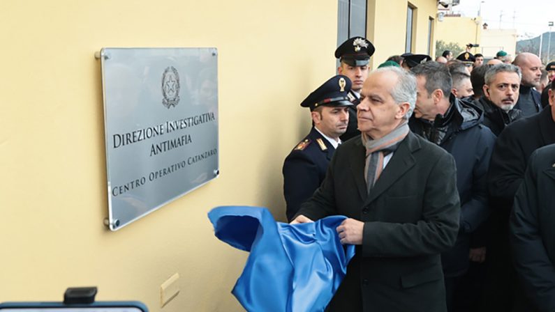 Il ministro dell’Interno Piantedosi a Catanzaro per inaugurare la sede Dia