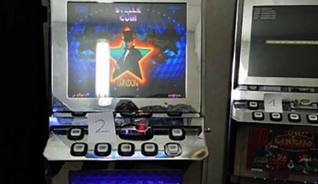 Una slot machine