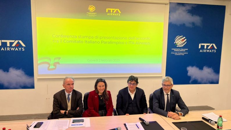 Aereo ITA dedicato a Pancalli “Ne sono orgoglioso”