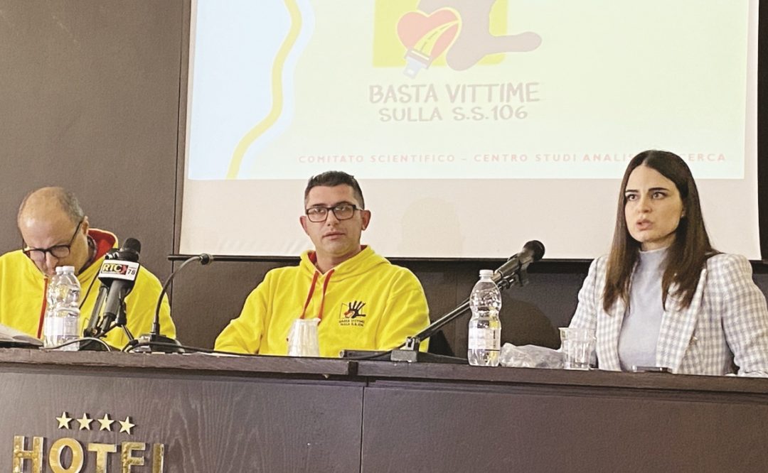 La presentazione del report di "Basta vittime sulla 106"