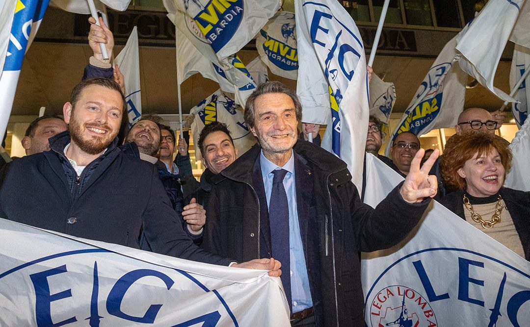 Fontana festeggia: è ancora presidente della Regione Lombardia