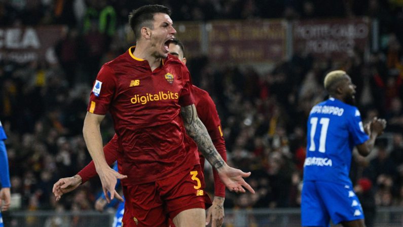 Roma-Empoli 2-0, partenza sprint con Ibanez e Abraham