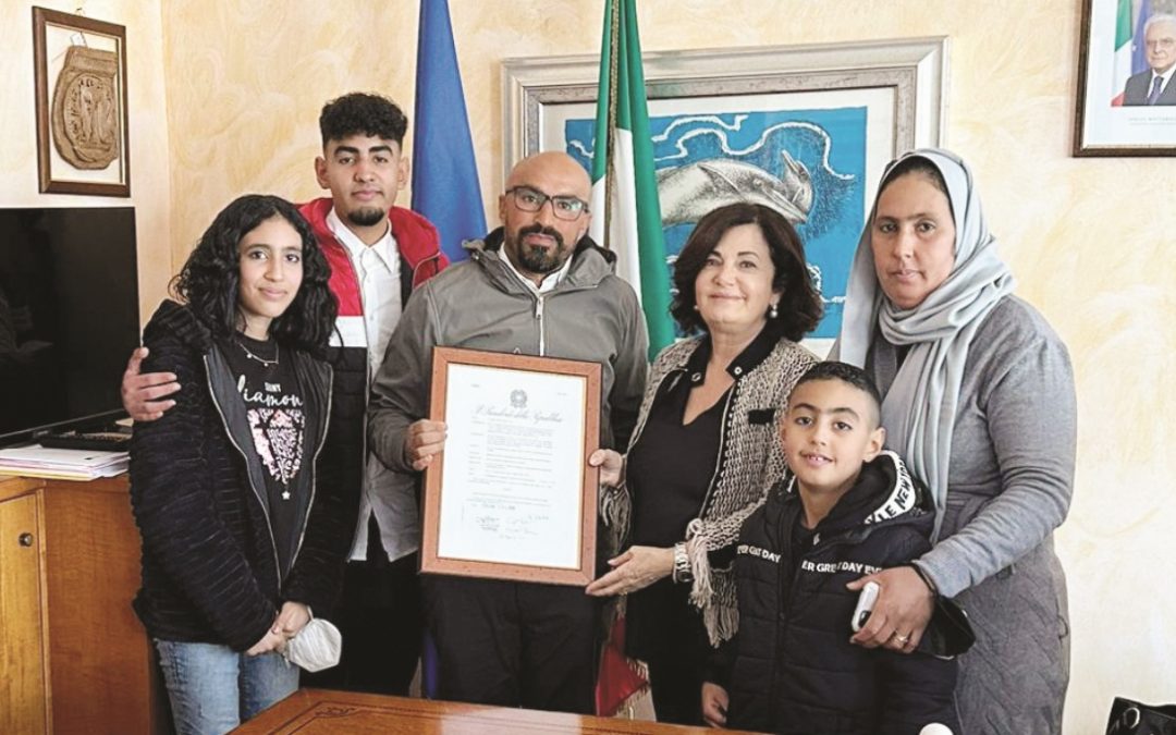 Mustafa El Aoudi riceve la cittadinanza italiana