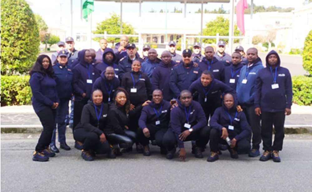 Gli ufficiali nigeriani ospiti della Scuola di polizia di Vibo