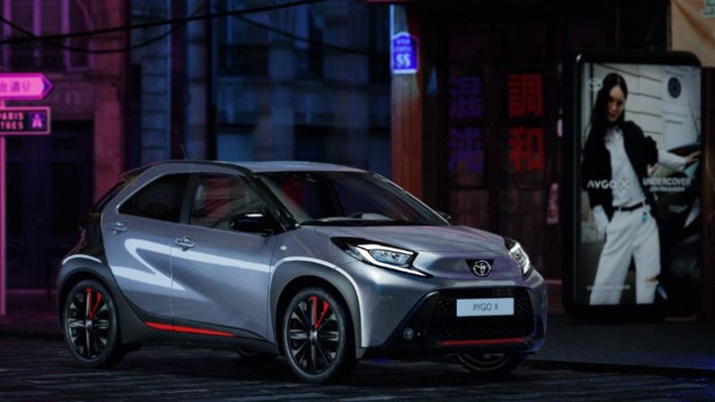 Toyota presenta la nuova Aygo X by Undercover Jun Takahashi