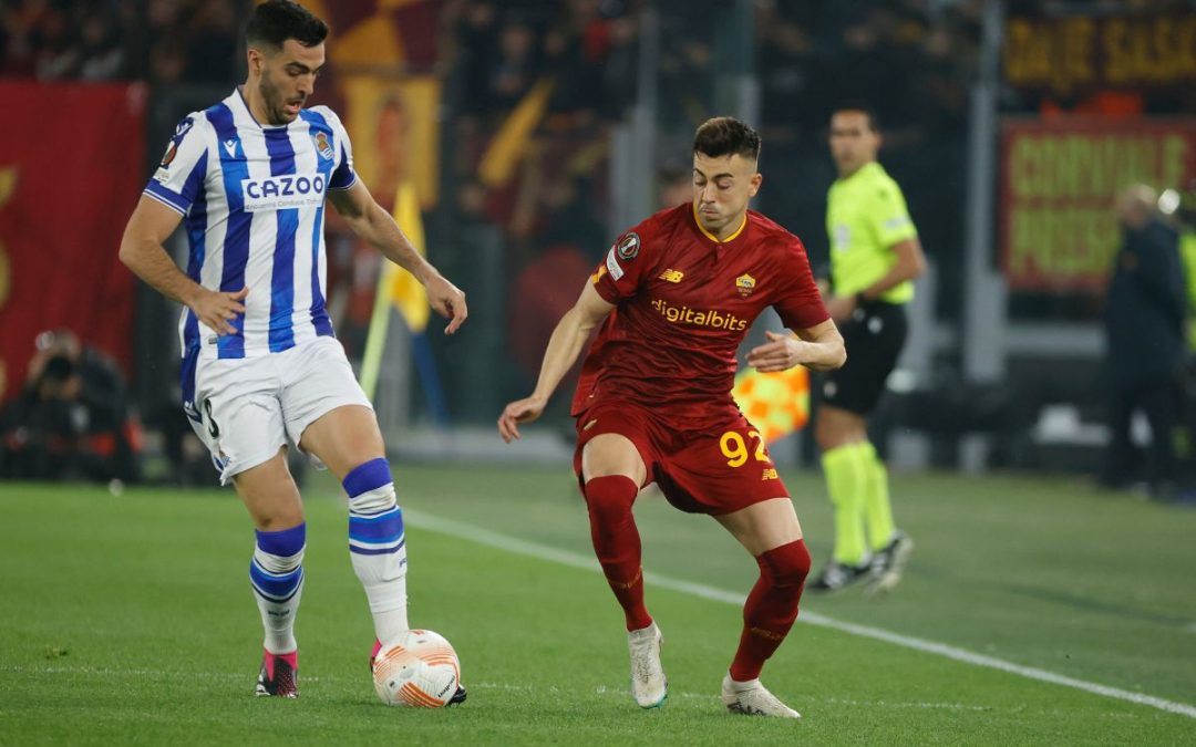 Andata ottavi di Europa League, Roma-Real Sociedad 2-0