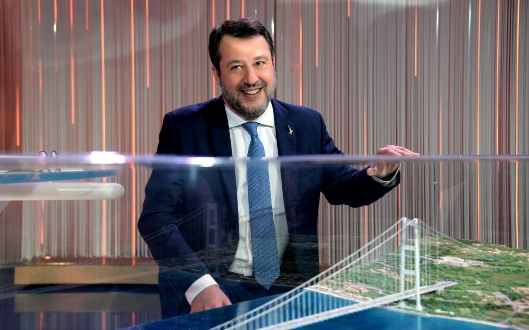 Ponte sullo Stretto, Salvini “Nell’estate del 2024 inizio dei cantieri”