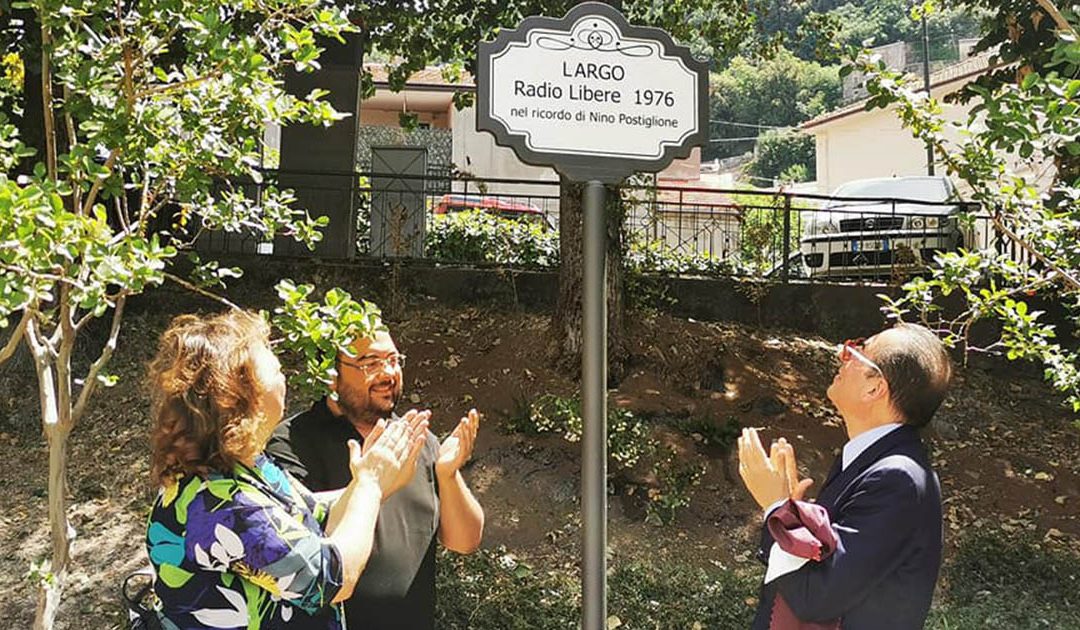 Largo Radio Libere nel ricordo di Postiglione a Lauria