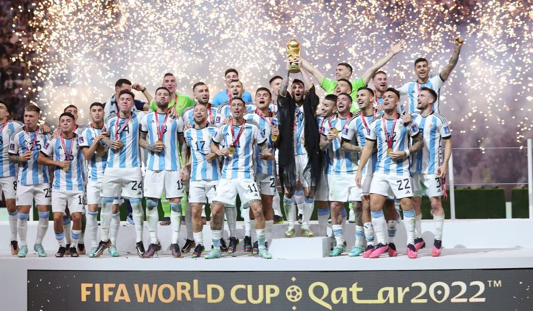 La nazionale Argentina vincitrice ai mondiali del Qatar