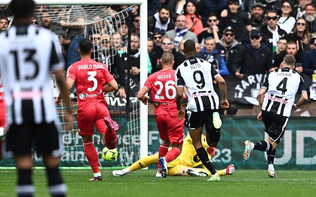 Beto pareggia su rigore al 92°, Udinese-Monza 2-2