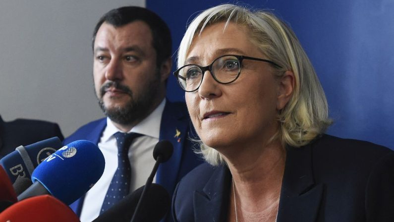 Le Pen “Meglio Salvini di Meloni, lei è con la Nato”