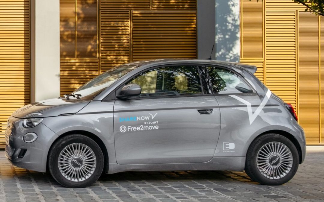 Nuova Fiat 500 nel car sharing di Free2move a Parigi