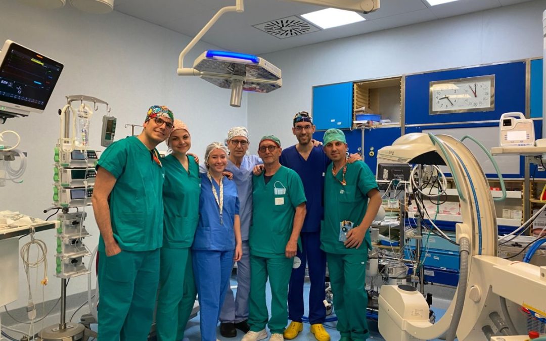 Policlinico di Palermo, aorta toracica ricostruita per via endovascolare
